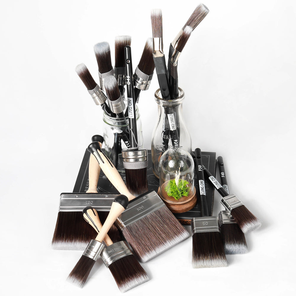 Cling on Paint Brushes